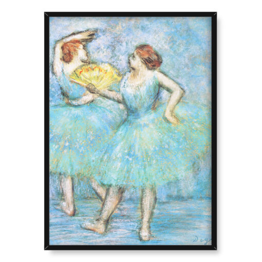 Edgar Degas Dwie niebieskie tancerki 50x70