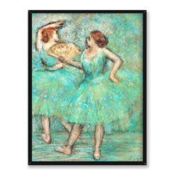 Edgar Degas Dwie zielone tancerki 30×40