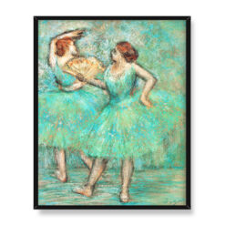 Edgar Degas Dwie zielone tancerki 40×50
