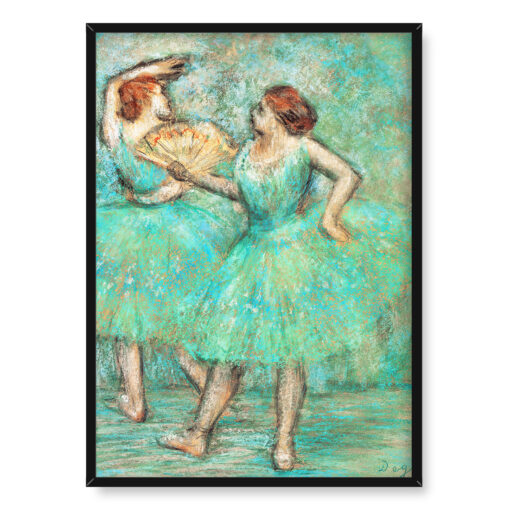Edgar Degas Dwie zielone tancerki 50x70