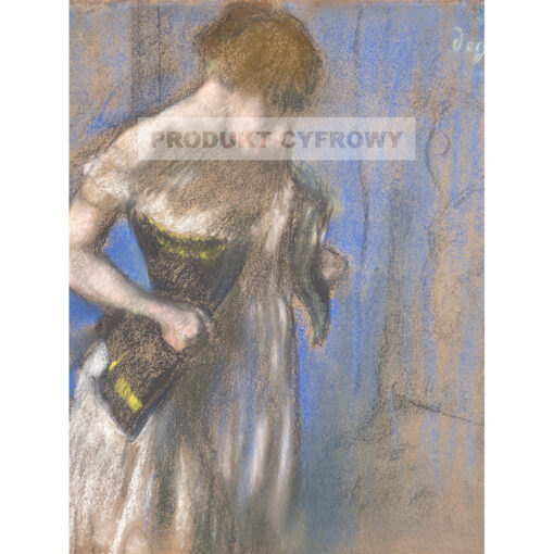 Edgar Degas Kobieta zakładająca gorset Femme mettant son corset — produkt cyfrowy do pobrania
