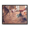 Edgar Degas Próba 40×30 w RAMIE
