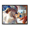 Edgar Degas Przed lustrem 40×30 w RAMIE