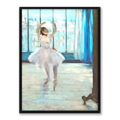 Edgar Degas Tancerka pozująca dla fotografa 30×40