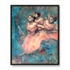 Edgar Degas Tancerki w czerwonych kostiumach 40×50