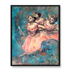 Edgar Degas Tancerki w czerwonych kostiumach 40×50
