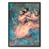 Edgar Degas Tancerki w czerwonych kostiumach 50×70