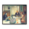 Edvard Munch Bohema Oslo 50×40 w RAMIE