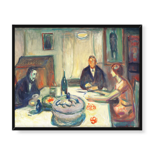 Edvard Munch Bohema Oslo 50x40 w RAMIE