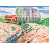 Edvard Munch Czerwony dom — produkt cyfrowy do pobrania