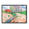 Edvard Munch Czerwony dom i świerki 70×50