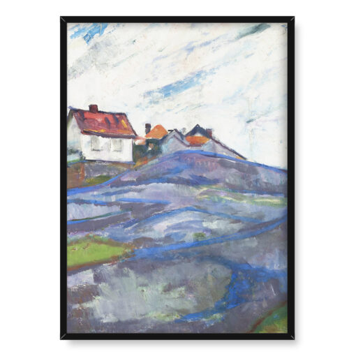 Edvard Munch Dom na szkierach 50x70