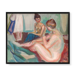 Edvard Munch Dwa siedzące akty 50×40
