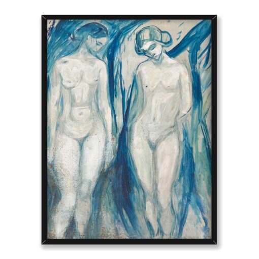 Edvard Munch Dwie Gracje 3 30x40 w RAMIE