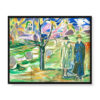 Edvard Munch Dwie kobiety w ogrodzie 50×40