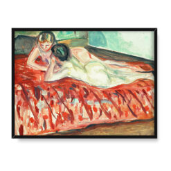Edvard Munch Dwie leżące akty 40×30
