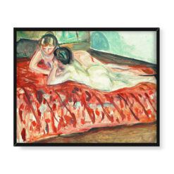 Edvard Munch Dwie leżące akty 50×40
