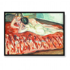 Edvard Munch Dwie leżące akty 70×50