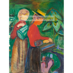 Edvard Munch Dziewczęta podlewające kwiaty — produkt cyfrowy do pobrania