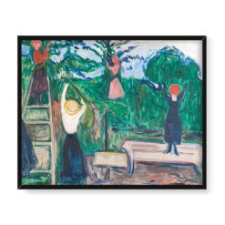 Edvard Munch Dziewczęta zbierające owoce 50×40