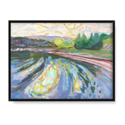 Edvard Munch Fale uderzające o brzeg 40×30