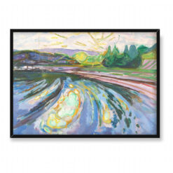 Edvard Munch Fale uderzające o brzeg 70×50