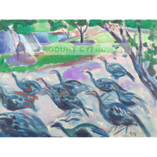 Edvard Munch Indyki — produkt cyfrowy do pobrania