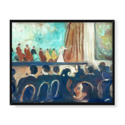 Edvard Munch Kabaret 50×40