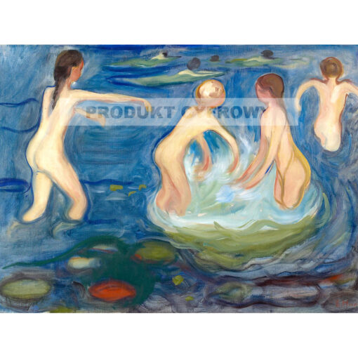 Edvard Munch Kąpiące się dziewczyny — produkt cyfrowy do pobrania