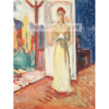 Edvard Munch Kobieta stojąca w drzwiach — produkt cyfrowy do pobrania