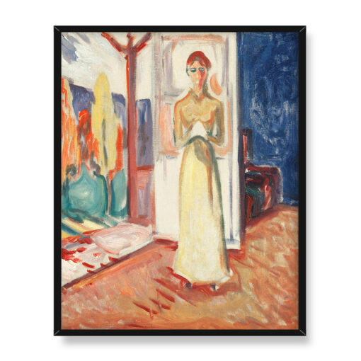 Edvard Munch Kobieta stojąca w drzwiach 40x50 w RAMIE