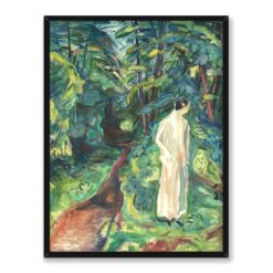 Edvard Munch Kobieta w ogrodzie 30×40