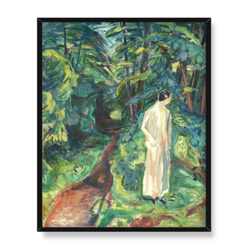Edvard Munch Kobieta w ogrodzie 40x50