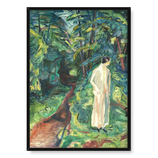 Edvard Munch Kobieta w ogrodzie 50x70