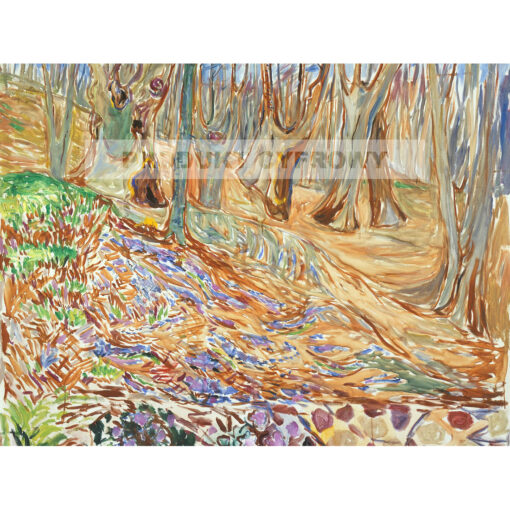 Edvard Munch Las wiązowy Wiosna — produkt cyfrowy do pobrania