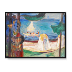 Edvard Munch Letni dzień albo uścisk na plaży 40×30