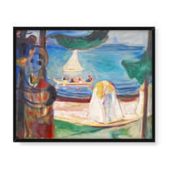 Edvard Munch Letni dzień albo uścisk na plaży 50×40