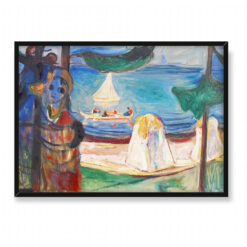 Edvard Munch Letni dzień albo uścisk na plaży 70×50