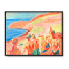Edvard Munch Ludzie opalający się w zatoce 40×30