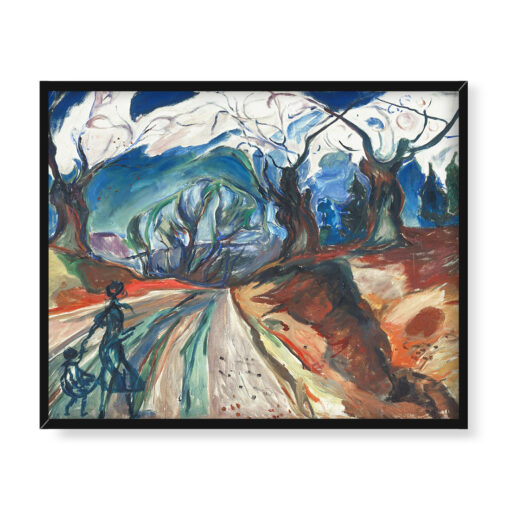 Edvard Munch Magiczny las 50x40 w RAMIE
