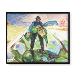 Edvard Munch Mężczyzna w kapuścianym polu 50×40