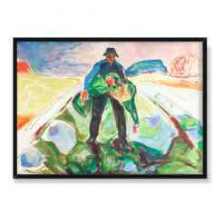 Edvard Munch Mężczyzna w kapuścianym polu 70×50
