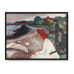 Edvard Munch Młodzi ludzie na plaży 40×30