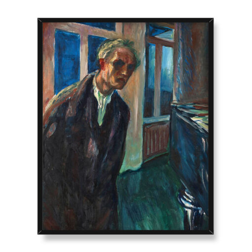 Edvard Munch Nocny wędrowiec 40x50 w RAMIE