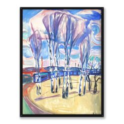 Edvard Munch Pętla tramwajowa w Skoyen 30×40