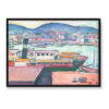 Edvard Munch Port w Bergen 70×50