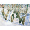 Edvard Munch Poszarpane pnie w śniegu — produkt cyfrowy do pobrania