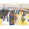 Edvard Munch Robotnicy wracający do domu — produkt cyfrowy do pobrania
