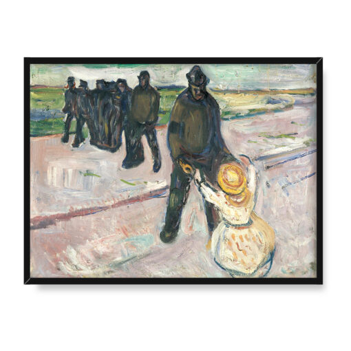 Edvard Munch Robotnik i dziecko 40x30 w RAMIE