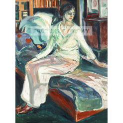 Edvard Munch Siedząca modelka na kanapie 2 — produkt cyfrowy do pobrania